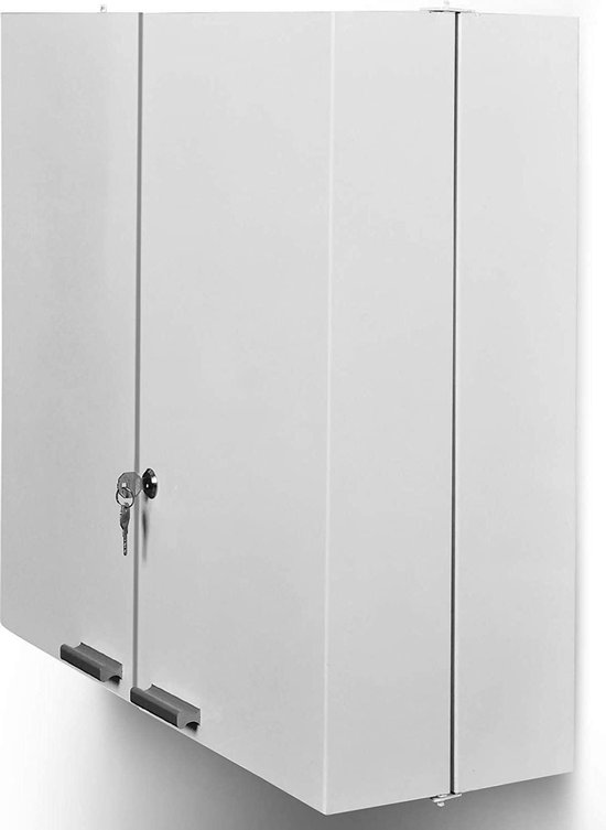 Relaxdays Armoire à pharmacie XXL, verrouillable, 11 niveaux, acier Relaxdays Armoire à pharmacie XXL, verrouillable, 11 niveaux, acier