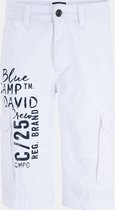 Camp David ® Skater Short met print op de voorkant, Optic White
