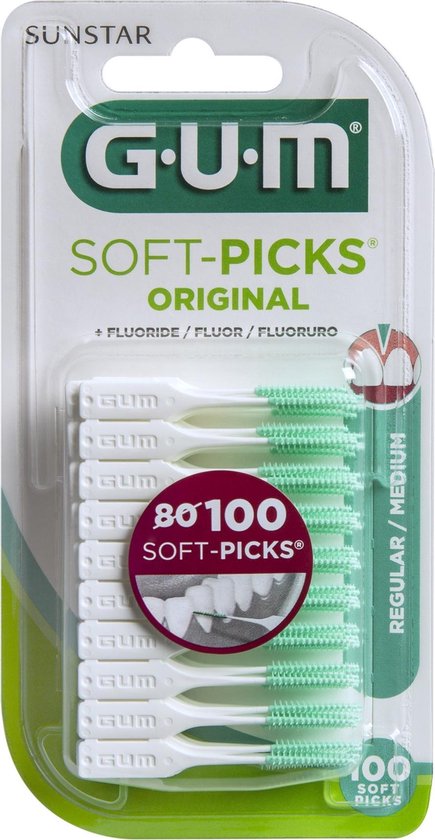 GUM Soft-Picks Original Regular 100 stuks - Gum