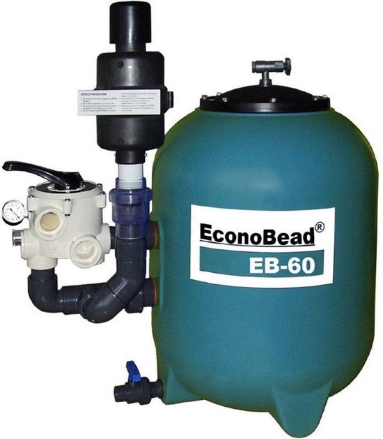 AquaForte EconoBead beadfilter EB-60 met Ø50 mm binnenwerk