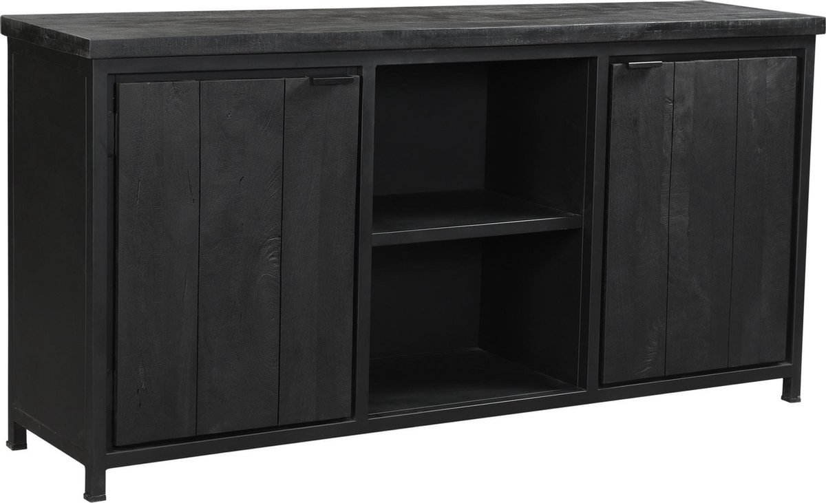 Duverger® Cubism Dressoir 180 zwart mango hout 2