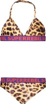 SuperRebel Bikini meisje ao leopard maat 16/176