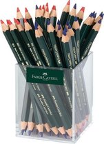 Kleurpotlood Faber-Castell rood/blauw 873, 36stuks in koker FC-117535