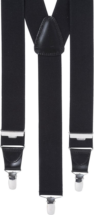 Bretels breed - zwart - Maat: One size