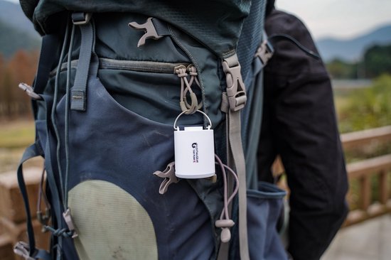 Flextail Gear luchtbed pomp Tiny Pump X - Oplaadbare luchtbedpomp - 400LM lantaarn - 3-in-1 - wit van Flextail Gear — afbeelding 4