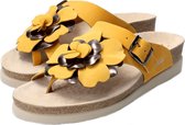 Mephisto Helen flower - dames sandaal - geel - maat 43 (EU) 9 (UK)