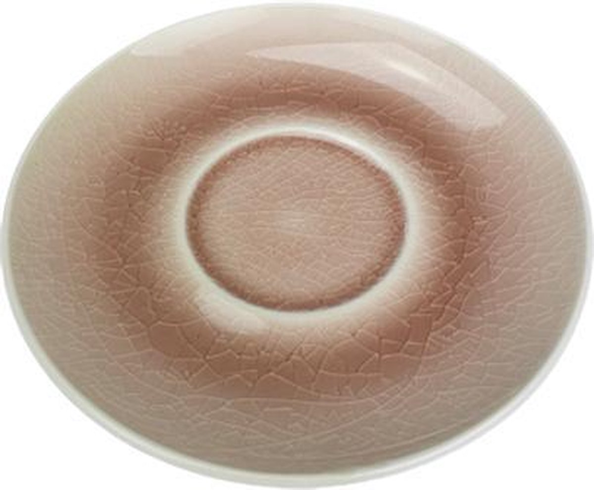 Schotels CATHARINA - Roze - Keramiek - Ø14,5 cm - Set van 4