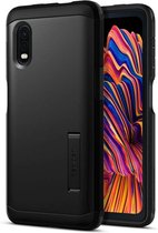 Spigen - Samsung Galaxy Xcover Pro - Telefoonhoesje -  Tough Armor - Zwart