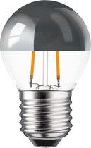 Ledmaxx LED kopspiegellamp zilver E27 2W 180lm 2200K Niet-Dimbaar P45