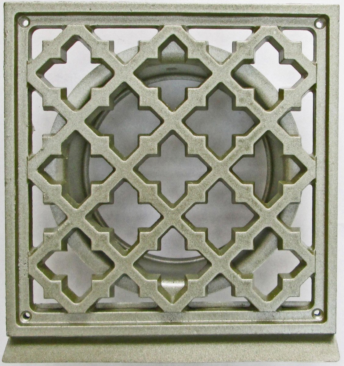 Paneir Airdesigns - Retro rustiek vierkant luchtrooster Ø 150 mm - groen - aluminium