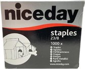 Niceday Staples/Nietjes 23/8 1000 Nietjes