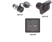 Dubbel USB lader stopcontact (BS1016)