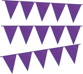 e-Carnavalskleding.nl Vlaggenlijn paars | paarse slinger 10 meter
