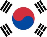 Vlag Zuid Korea 90 x 150 cm