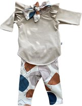 Stijlie kids jurkje beige met ruffles 92