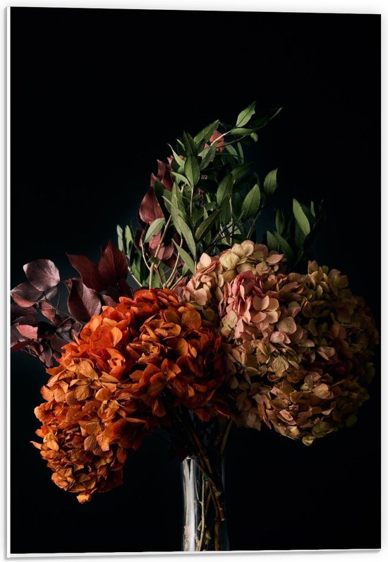 Forex - Grote Bloemen in een Vaas - 40x60cm Foto op Forex