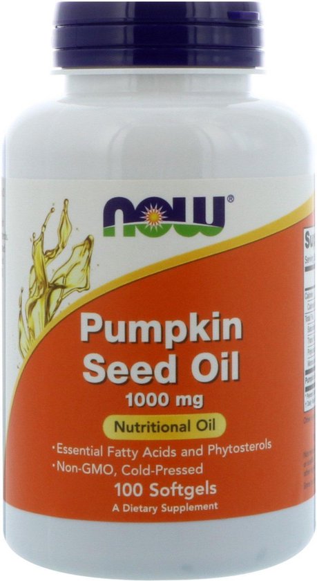 Supplementen - Pumpkin Seed Oil - 100 Softgels - Now Foods -
