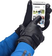 Handschoenen voor Smartphone / Touchscreen - Kunstleer - Zwart