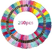 Creatief&zo - 200 kleuren - Borduurgaren - Punch needle garen - Borduurpakket volwassenen