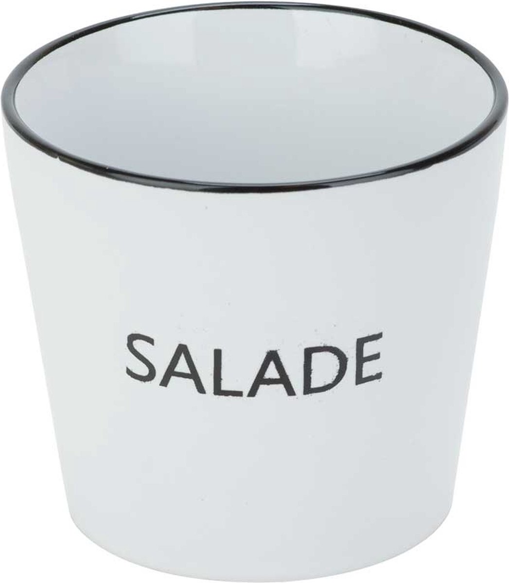 Cosy & Trendy Hrc Potje Met Tekst 'salade' D9xh8cm
