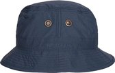 Hatland - Waterbestendige UV Bucket hoed voor heren - Kasai - Leisteenblauw - maat XL (61CM)