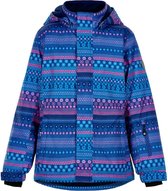 Color Kids - Ski-jas voor meisjes - AOP - Galactisch Blauw/Multi - maat 152cm