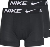 Nike Cotton Stretch 2 Pack boxershorts zwart