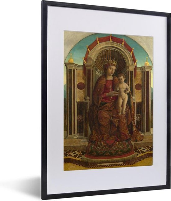 Vierge à l'enfant sur le trône - Gentile Bellini 30x40 cm - petit | bol.com
