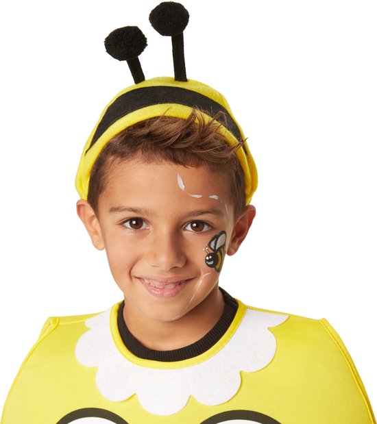 dressforfun - Cartoon bij 140 (9-10y) - verkleedkleding kostuum halloween verkleden feestkleding carnavalskleding carnaval feestkledij partykleding - 302190