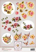 Ann's Paper Art 3D Decoupage Sheet Spring Flowers