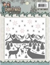 Cut and Emboss Folder - Amy Design - Christmas Wishes
