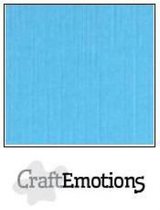 CraftEmotions linnenkarton 10 vel aqua 27x13,5cm 250gr / LHC-26