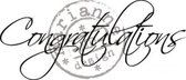 Marianne Design Stempel Congratulations (EN) CS0918