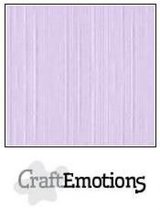 CraftEmotions linnenkarton 10 vel lavendel-pastel 30,5x30,5cm / LC-59