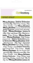 CraftEmotions clearstamps A6 - achtergrond tekst kerst Purple Holiday