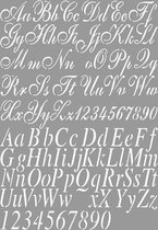 Dutch Doobadoo Dutch Stencil Art Alphabet 2 - A4 470.455.002