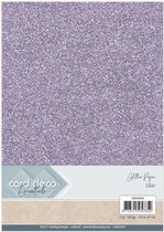 Card Deco Essentials Glitter Paper Lilac