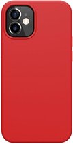 Nillkin Flex Pure Apple iPhone 12 Mini Coque MagSafe Siliconen Rouge