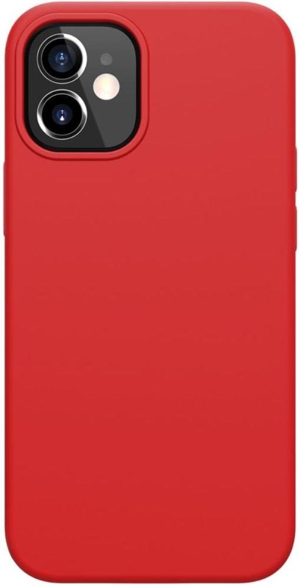 Nillkin Flex Pure Apple iPhone 12 Mini Hoesje MagSafe Siliconen Rood