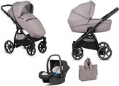 B-Moonrock Beige Kinderwagen - Suvvy Frame - Full Option - Met autostoel