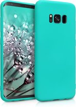 kwmobile telefoonhoesje voor Samsung Galaxy S8 - Hoesje voor smartphone - Back cover in neon turquoise