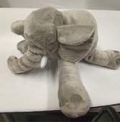 Grijze olifant - grote zachte pluche knuffel - baby en kind - kraamcadeau -  meisje -... | bol.com