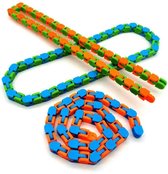Wacky Tracks 24 schakels! - 3 Stuks - Fidget Toys Pakket - bekend van Tiktok Wacky Tracks 24 schakels! - 3 Stuks - Fidget Toys Pakket - bekend van Tiktok