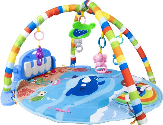 Makkelijk te begrijpen federatie nauwkeurig Babygym Luxe Dolphin - Babystartup - Babygym speeltjes - Speelmat - Speelkleed  baby -... | bol.com