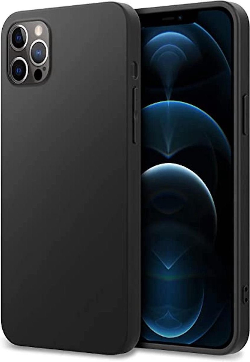 Promiz Soft Case, Matt Black - Apple iPhone 12 / 12 Pro
