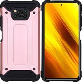 iMoshion Rugged Xtreme Backcover Xiaomi Poco X3 (Pro) hoesje - Rosé Goud