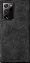 Samsung Galaxy Note 20 Ultra Alcantara case 2020 - Zwart