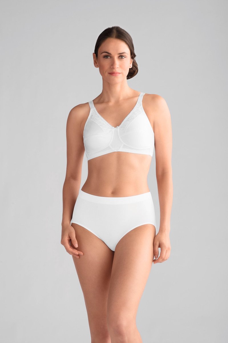 Amoena Prothese Bh Zonder Beugel Nancy SB Wit - maat EU 85B / FR 100B