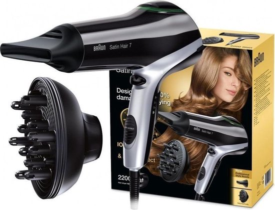 Sèche-cheveux Braun Satin Hair 7 HD 730 avec diffuseur | bol.com
