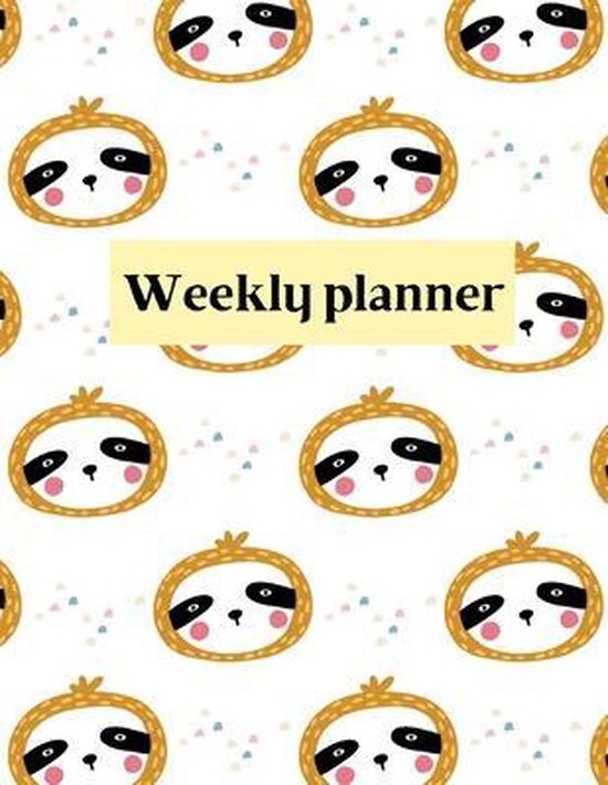 Weekly planner - cover